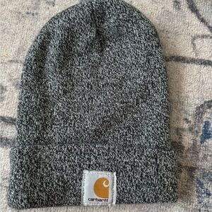 Carhartt Black and White Knit Beanie